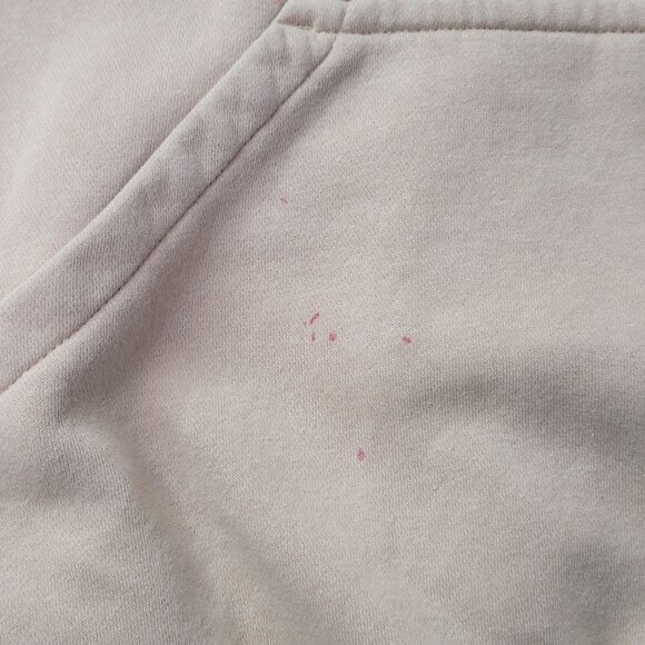 Nike Hoodie Center Swoosh Women’s Beige Oversized Pullover Size M - Picture 6 of 12